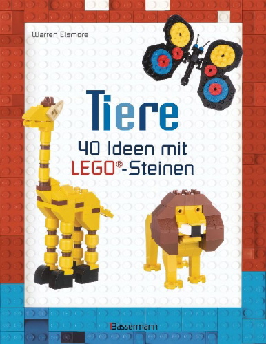 Buchcover und Innenansicht für das Buch: Brick-Animals