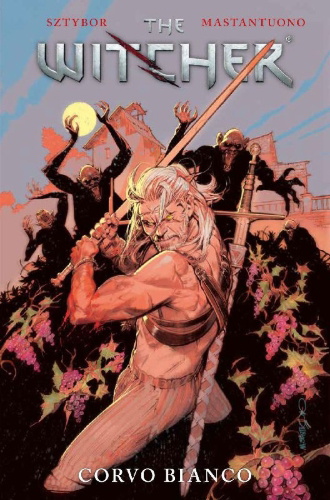 Buchcover und Innenansicht für das Buch: The Witcher: Corvo Bianco