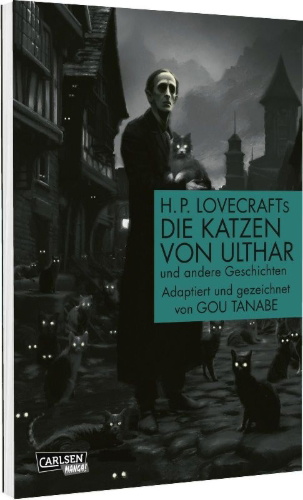 Buchcover und Innenansicht für das Buch: ULTHAR NO NEKO LOVECRAFT KESSAKUSHU