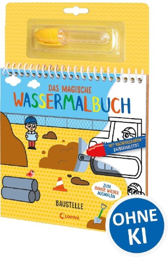 Buchcover und Innenansicht für das Buch: Mes Dessins Magiques - Le Chantier