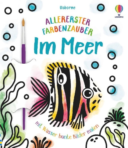 Buchcover und Innenansicht für das Buch: Allererster Farbenzauber: Im Meer