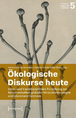 Buchcover und Innenansicht für das Buch: Ökologische Diskurse heute