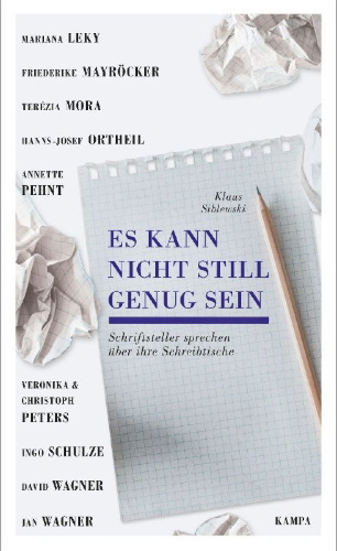 Buchcover und Innenansicht für das Buch: Es kann nicht still genug sein
