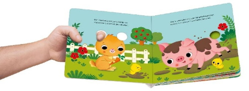 Buchcover und Innenansicht für das Buch: Mein allererstes Fingerspielbuch