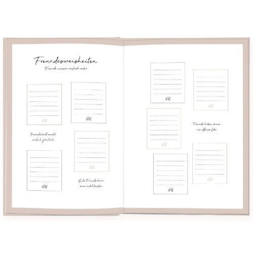 Buchcover und Innenansicht für das Buch: Freunde