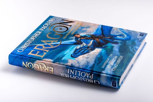 Buchcover und Innenansicht für das Buch: Eragon. Illustrated Edition