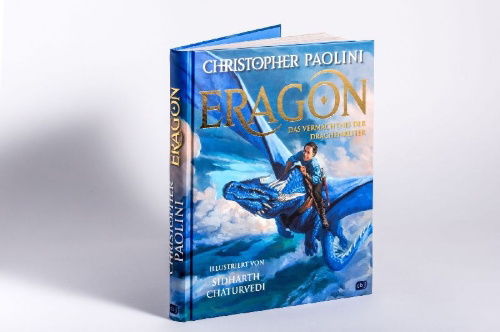 Buchcover und Innenansicht für das Buch: Eragon. Illustrated Edition