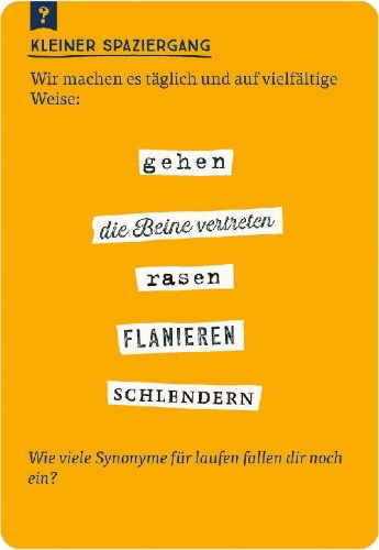Buchcover und Innenansicht für das Buch: Das große Quiz der Synonyme