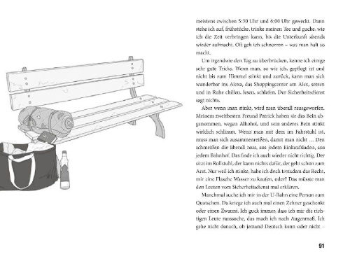 Buchcover und Innenansicht für das Buch: Wie Treibholz auf Asphalt - Junge Menschen erzählen von ihrem Leben auf der Straße