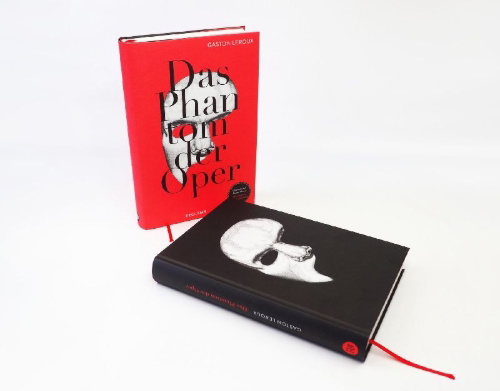 Buchcover und Innenansicht für das Buch: Das Phantom der Oper