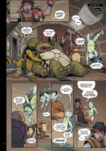 Buchcover und Innenansicht für das Buch: Teenage Mutant Ninja Turtles: The Last Ronin - Lost Years