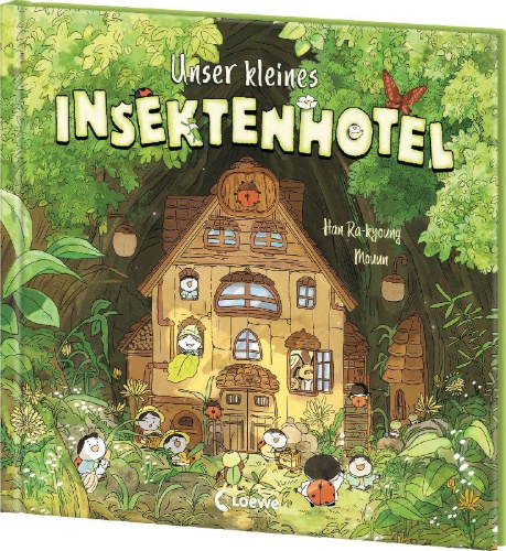 Buchcover und Innenansicht für das Buch: Insect Hotel