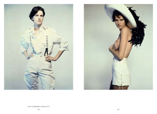 Buchcover und Innenansicht für das Buch: Chanel: The Karl Lagerfeld Campaigns