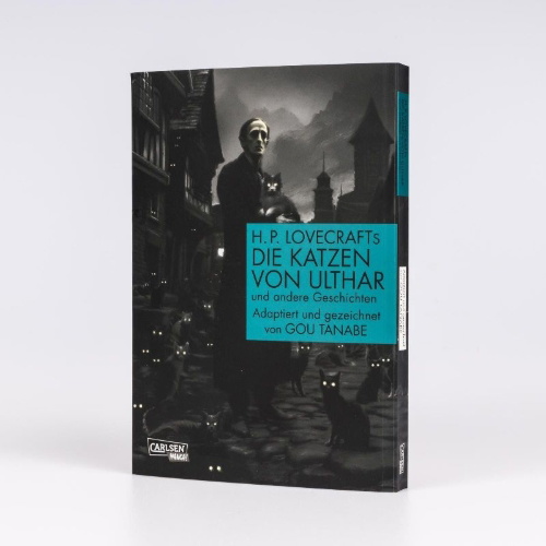 Buchcover und Innenansicht für das Buch: ULTHAR NO NEKO LOVECRAFT KESSAKUSHU