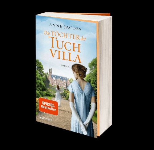 Buchcover und Innenansicht für das Buch: Die Töchter der Tuchvilla