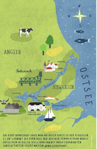 Buchcover und Innenansicht für das Buch: Der kleine Gasthof an der Schlei