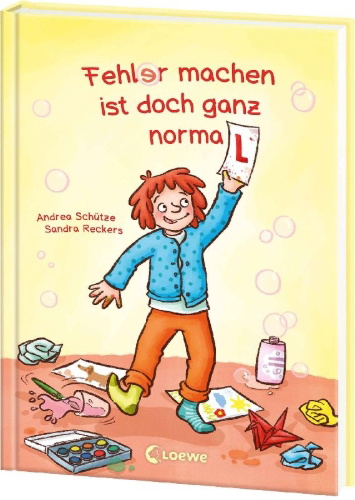 Buchcover und Innenansicht für das Buch: Fehler machen ist doch ganz normal!