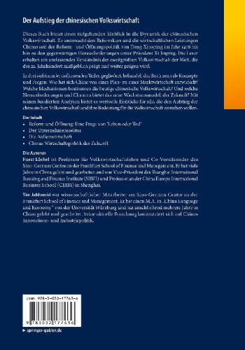 Buchcover und Innenansicht für das Buch: Der Aufstieg der chinesischen Volkswirtschaft