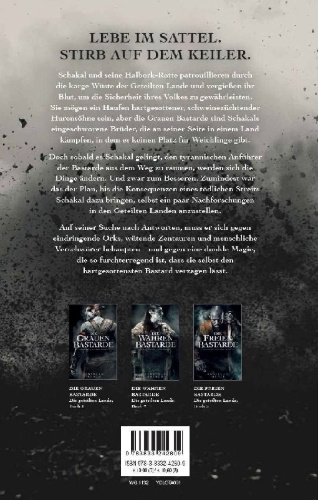 Buchcover und Innenansicht für das Buch: The Grey Bastards - The Lot Lands - Book 1