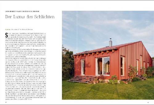 Buchcover und Innenansicht für das Buch: Häuser aus Holz