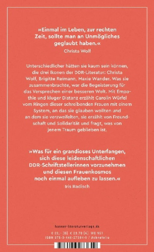 Buchcover und Innenansicht für das Buch: Drei Frauen träumten vom Sozialismus