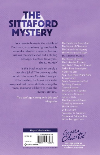 Buchcover und Innenansicht für das Buch: The Sittaford Mystery