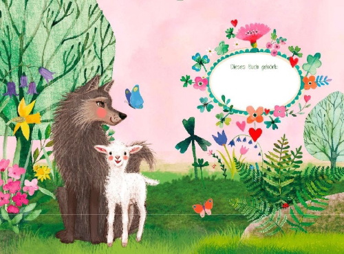 Buchcover und Innenansicht für das Buch: Liliane Susewind - Ein Lämmchen im Wolfspelz