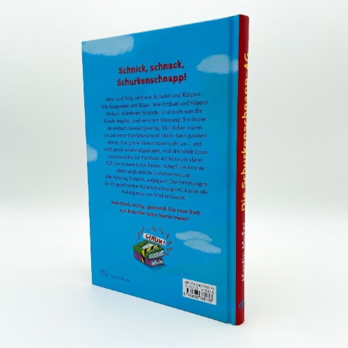 Buchcover und Innenansicht für das Buch: Die Schurkenschnapp-AG