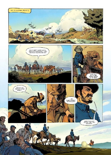 Buchcover und Innenansicht für das Buch: Veritable histoire du Far West 6