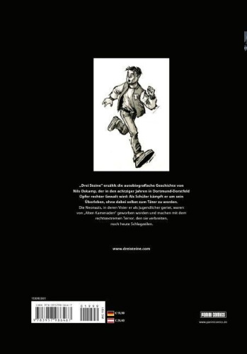 Buchcover und Innenansicht für das Buch: Drei Steine