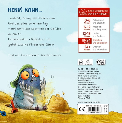 Buchcover und Innenansicht für das Buch: Ich bin wütend, traurig, fröhlich