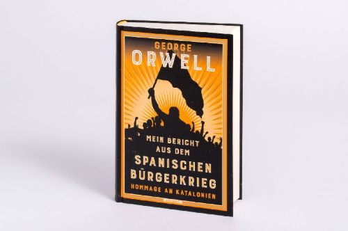 Buchcover und Innenansicht für das Buch: Mein Bericht aus dem Spanischen Bürgerkrieg. Hommage an Katalonien