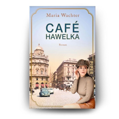 Buchcover und Innenansicht für das Buch: Café Hawelka