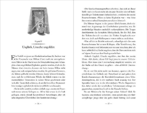 Buchcover und Innenansicht für das Buch: The Land of Stories. Worlds Collide