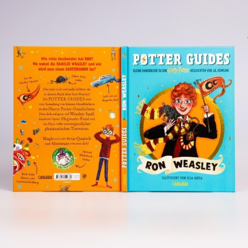 Buchcover und Innenansicht für das Buch: Pocket Potters. Little Guides to the Harry Potter Stories by J.K. Rowling: Ron Weasley