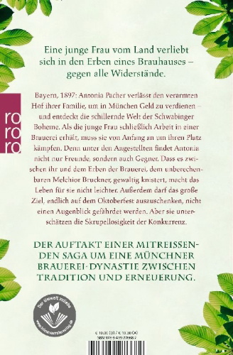 Buchcover und Innenansicht für das Buch: Das Brauhaus an der Isar: Spiel des Schicksals
