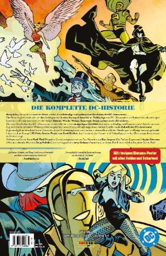 Buchcover und Innenansicht für das Buch: New History of the DC Universe #1-#4