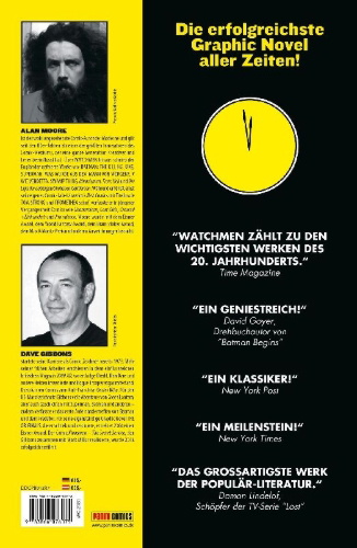 Buchcover und Innenansicht für das Buch: Watchmen
