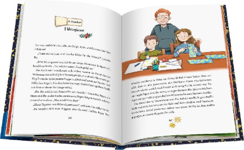 Buchcover und Innenansicht für das Buch: Weihnachten mit Familie Winz