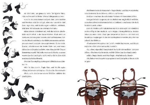 Buchcover und Innenansicht für das Buch: Willkommen im Hotel Zur Grünen Wiese - Wegen Umbau geschlossen