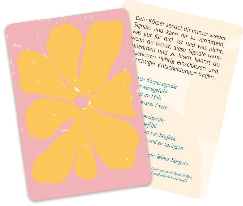 Buchcover und Innenansicht für das Buch: Kartenset: einfach ganz leben