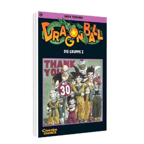 Buchcover und Innenansicht für das Buch: Dragon Ball 30. Die Gruppe Z