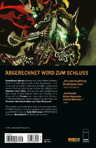 Buchcover und Innenansicht für das Buch: Gunslinger Spawn (2021) #1-#6