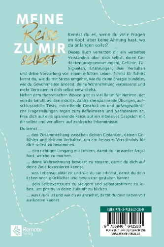 Buchcover und Innenansicht für das Buch: Meine Reise zu mir selbst