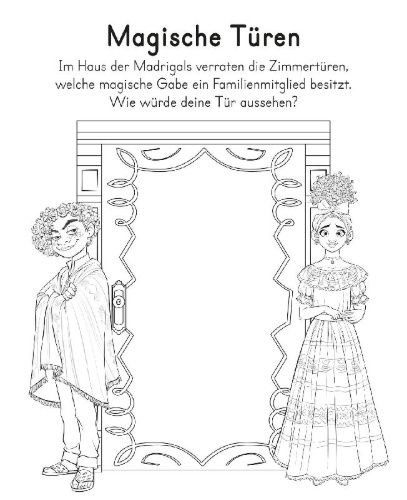 Buchcover und Innenansicht für das Buch: Disney: Mein erster Malblock
