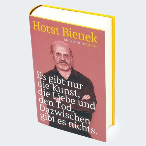 Buchcover und Innenansicht für das Buch: Es gibt nur die Kunst, die Liebe und den Tod. Dazwischen gibt es nichts
