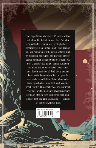 Buchcover und Innenansicht für das Buch: At the Mountains of Madness