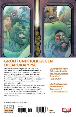 Buchcover und Innenansicht für das Buch: Marvel Zombies: Dawn of Decay (2024) #1-#4