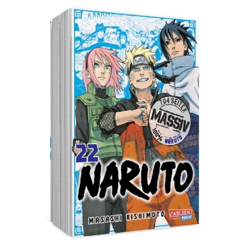 Buchcover und Innenansicht für das Buch: NARUTO Massiv 22