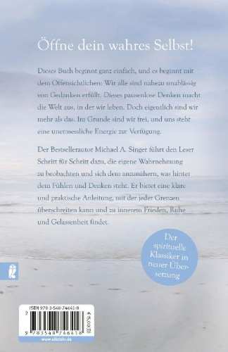 Buchcover und Innenansicht für das Buch: The Untethered Soul